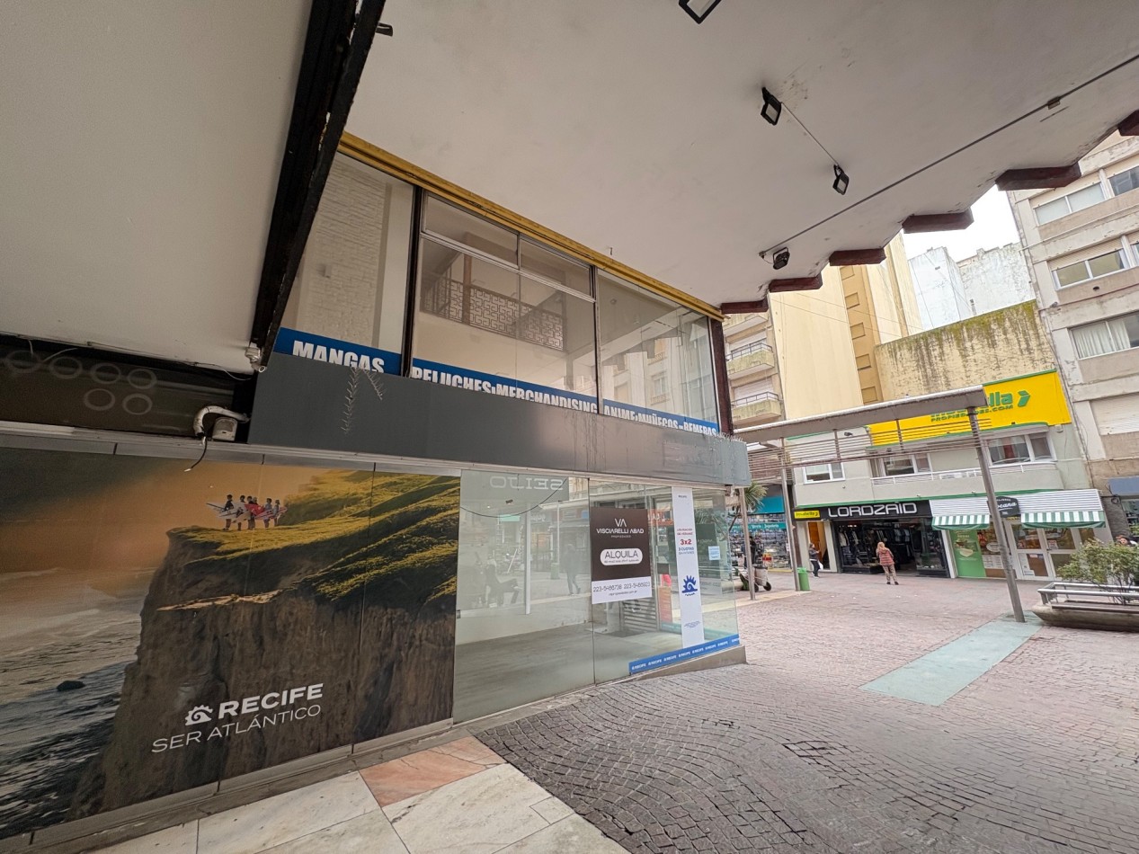 ALQUILER DE OFICINA/LOCAL COMERCIAL EN PEATONAL SAN MARTIN Y CORDOBA 24 Meses 