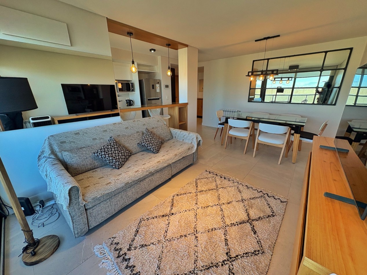 ALQUILER DEPARTAMENTO DE CATEGORIA CON VISTA AL MAR 2 AMB CON COCHERA EN EDIFICIO MARINA BANUS